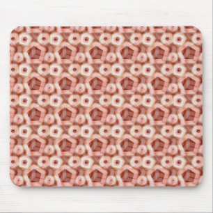 Red Hexagon Pattern Muismat