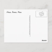 Red Hibiscus, Bucerias Briefkaart (Achterkant)