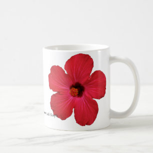 Red Hibiscus Coffee Mok