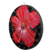 Red Hibiscus Dartbord (Voorkant Rechts)