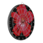 Red Hibiscus Dartbord (Voorkant Links)