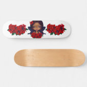 Red Hibiscus Fairy Skateboard (Horizontaal)