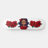 Red Hibiscus Fairy Skateboard (Horizontaal)