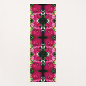 Red Hibiscus flower Pair Close Abstract Yogamat (Voorkant)