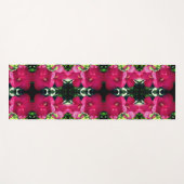 Red Hibiscus flower Pair Close Abstract Yogamat (Voorkant (horizontaal))