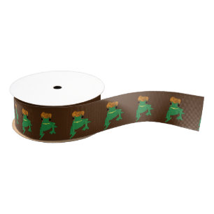Red Hibiscus Grosgrain Lint