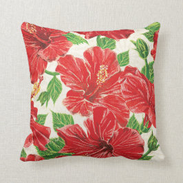 Red Hibiscus Kussen