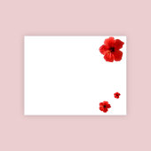 Red Hibiscus Notitieblok