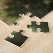 Red Hibiscus Puzzle Legpuzzel (Zijkant)