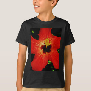 Red Hibiscus T-shirt