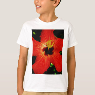 Red Hibiscus T-shirt