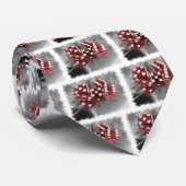 Red High Roller Dice Las Vegas Stropdas (Opgerold)