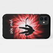 Red Hockey Case-Mate iPhone Case (Achterkant (horizontaal))