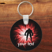 Red Hockey Sleutelhanger (Voorkant)