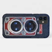  RED-hoesje met dubbele lenscamera Case-Mate iPhone Case (Achterkant (horizontaal))