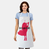 Red Hog Barbeque Schort (Gedragen)