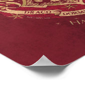 Red HOGWARTS™ Crest Holiday Wreater Poster (Hoek)