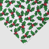 Red Holly Berries Tissuepapier (Detail)