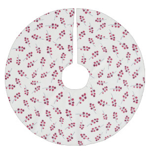 Red Holly Pip Berries Feestelijk Kerstboom Rok