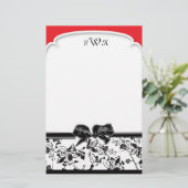 Red Holly Stationery Briefpapier (Staand voorkant)