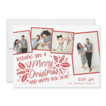 Red  Holly Tilted Snapshot 4 Multi-Photo