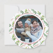 Red Holly verliest kerstfeestdag Kaart (Voorkant)