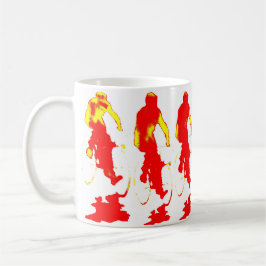 Red Hoody Bicycle Mok