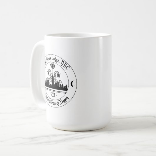Red Hook Lodge/Esoteric Order of Dagon Tall Mug (Devant gauche)