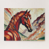 Red Horse 500 Piece Puzzle (Horizontal)
