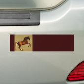 RED HORSE BUMPERSTICKER (Op auto)