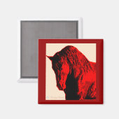 Red Horse Magnet Magneet (Voorkant / Achterkant)