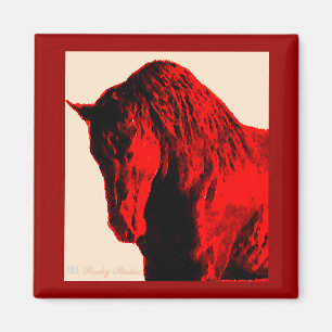 Red Horse Magnet Magneet