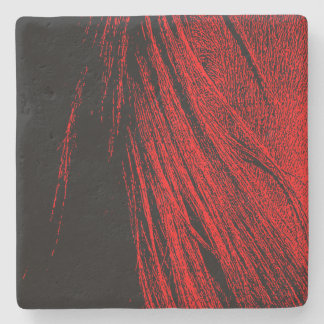 Red Horse Mane Abstract stenen Onderzetter