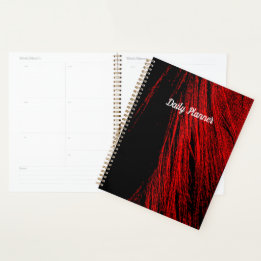 Red Horse Mane Abstracte dagelijkse planner