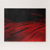 Red Horse Mane Puzzle Abstrait (Horizontal)