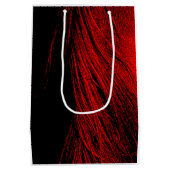 Red Horse Mane Sac cadeau Abstrait (Dos)