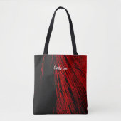 Red Horse Mane Sac fourre-tout de devis Abstrait (Devant)