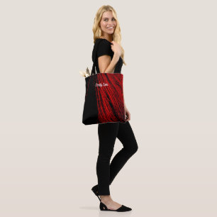 Red Horse Mane Sac fourre-tout de devis Abstrait