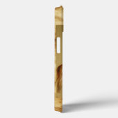 RED HORSE Parchment Monogram Case-Mate iPhone Case (Achterkant / Rechts)