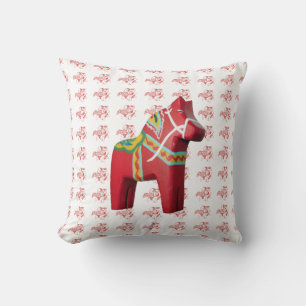 Red Horses Pillow Kussen
