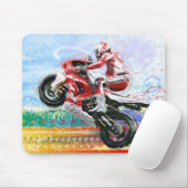 RED HOT BIKER MUISMAT (Met muis)