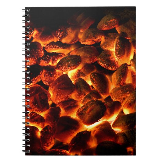 Red Hot Burning Coals Notitieboek (Voorkant)