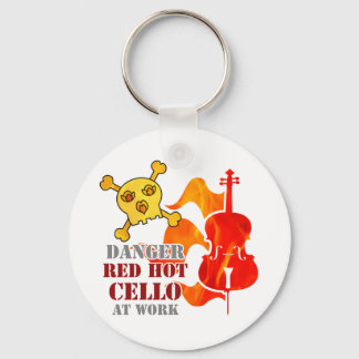 Red Hot Cello Sleutelhanger