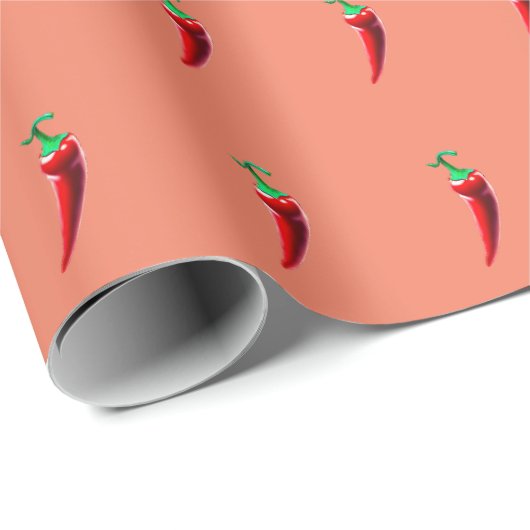 Red Hot Chili Pepper Cadeaupapier (Rol Hoek)