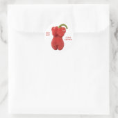Red Hot Chili Pepper Ronde Sticker (Tas)