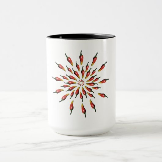 Red Hot Chili Peppers Mandala Art Custom Mok (Midden)