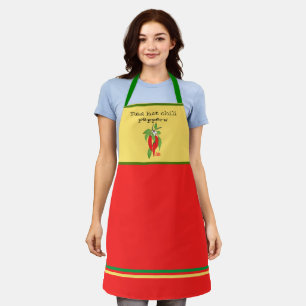 Red Hot Chili Peppers Mustard All-Over Print Apron Schort