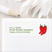 Red Hot Chilis Mailing Labels (Insitu)
