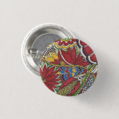 Red Hot Doodle Art Button (Voorkant /achterkant)