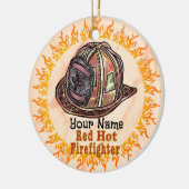Red Hot Firefighter ornament (Links)